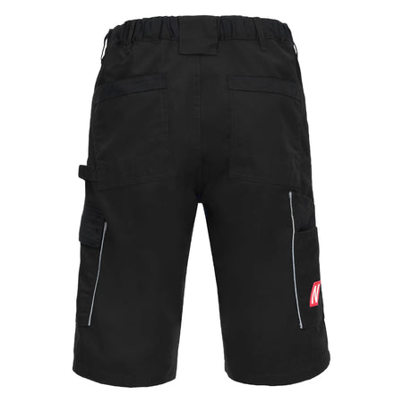 NITRAS MOTION TEX LIGHT, Arbeitshose, kurz, schwarz, OEKO-TEX NITRAS