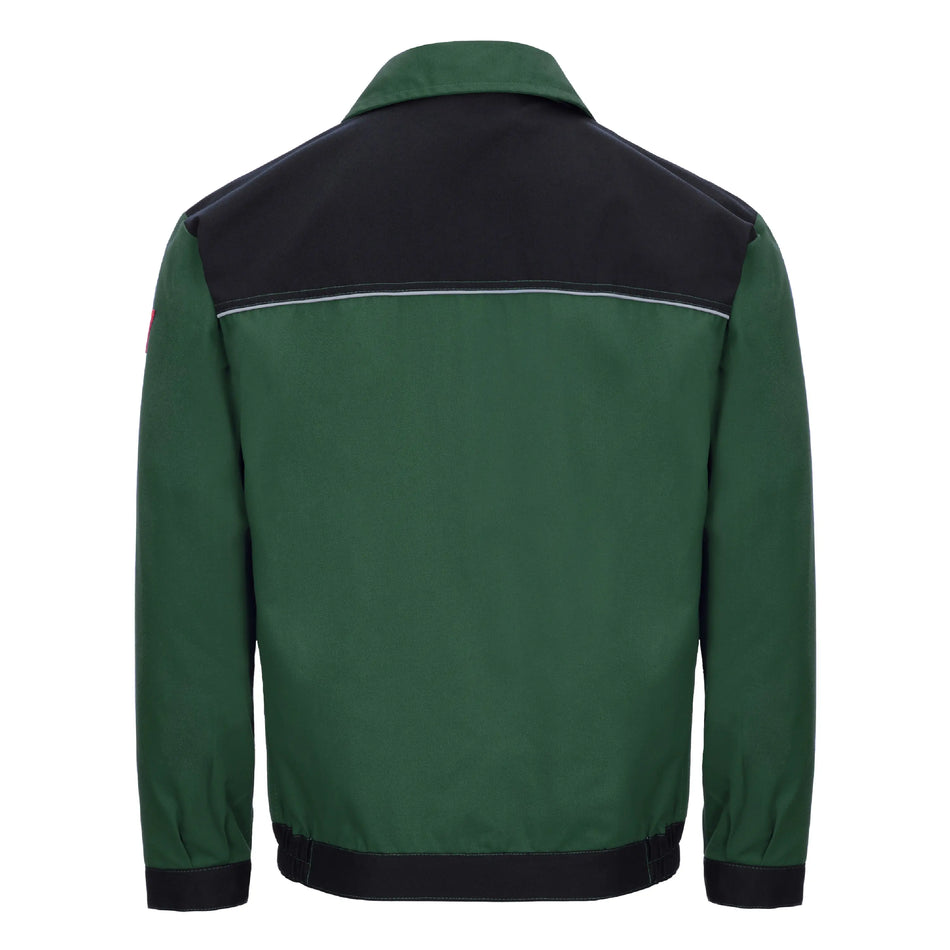 NITRAS MOTION TEX LIGHT, Arbeitsjacke, grün / schwarz, OEKO-TEX NITRAS