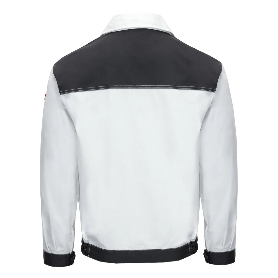 NITRAS MOTION TEX LIGHT, Arbeitsjacke, weiß / grau, OEKO-TEX NITRAS