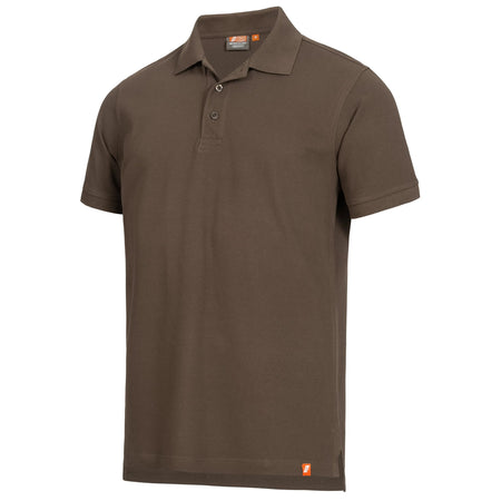 NITRAS MOTION TEX LIGHT, Poloshirt, braun, OEKO-TEX NITRAS