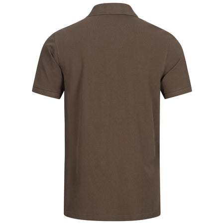 NITRAS MOTION TEX LIGHT, Poloshirt, braun, OEKO-TEX NITRAS