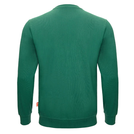 NITRAS MOTION TEX LIGHT, Pullover, grün (Farbcode: 3000), 70% Baumwolle / 30% Polyester, 300 g/qm, STANDARD 100 by OEKO-TEX® NITRAS