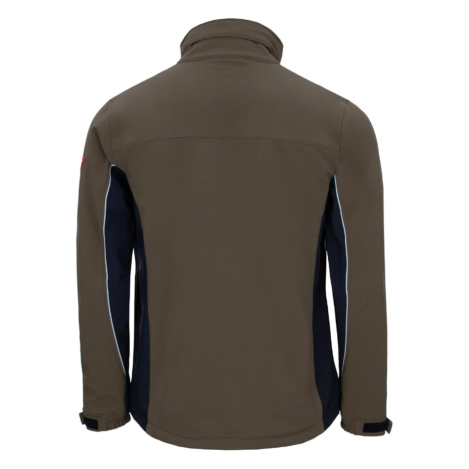 NITRAS MOTION TEX LIGHT, Softshelljacke, braun / schwarz, OEKO-TEX NITRAS