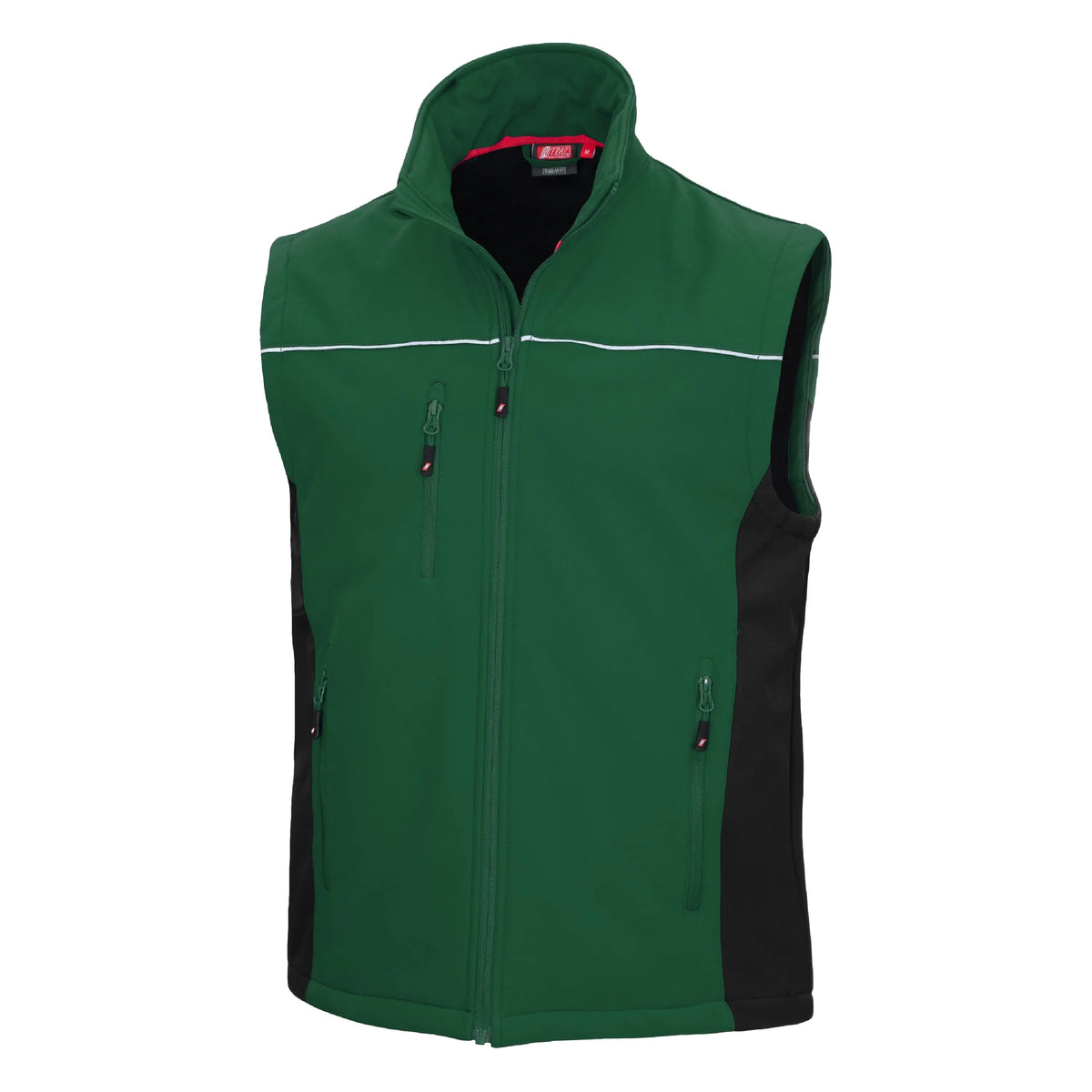 NITRAS MOTION TEX LIGHT, Softshellweste, grün / schwarz, OEKO-TEX NITRAS