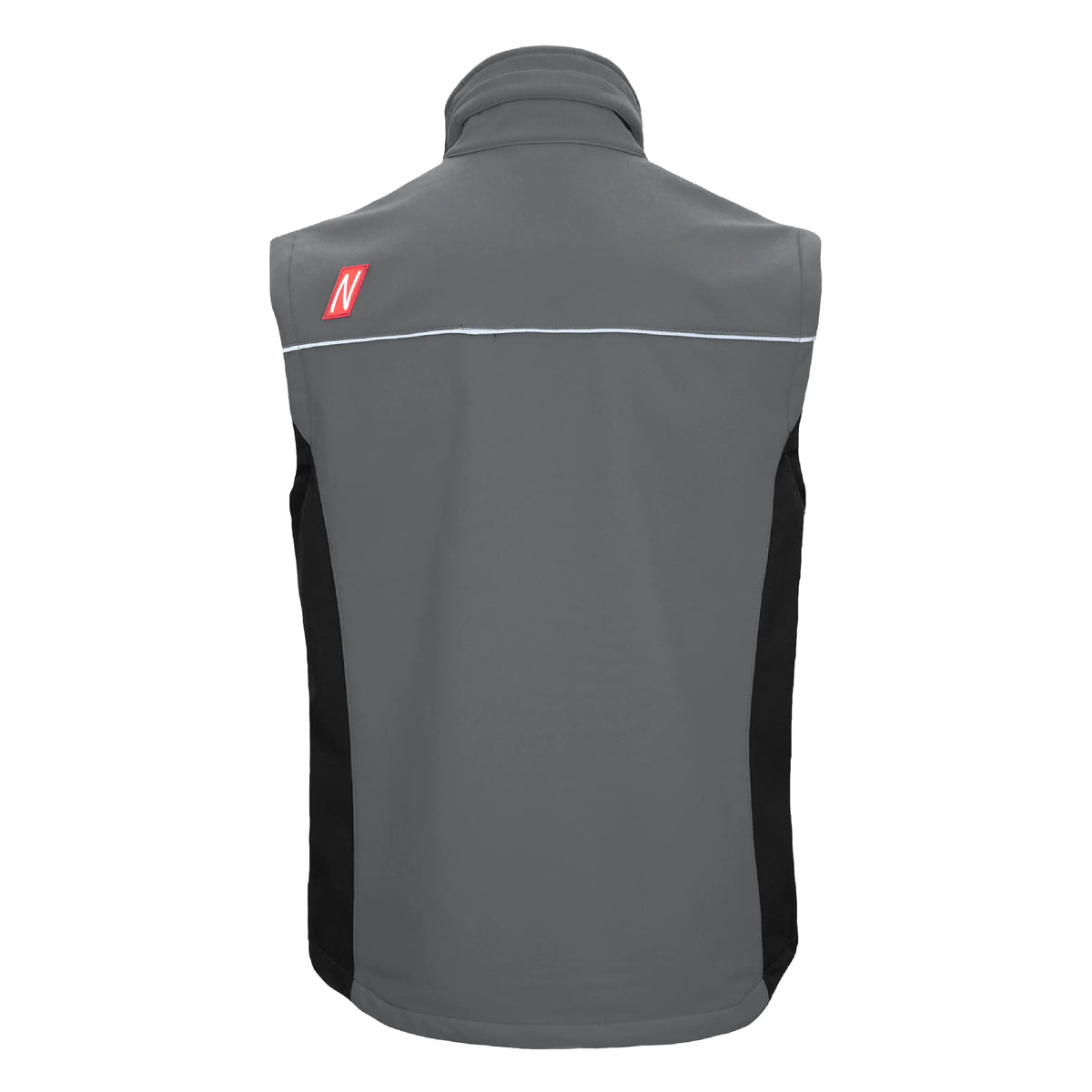 NITRAS MOTION TEX LIGHT, Softshellweste, grau / schwarz, OEKO-TEX NITRAS