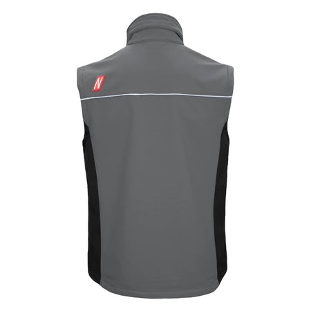 NITRAS MOTION TEX LIGHT, Softshellweste, grau / schwarz, OEKO-TEX NITRAS