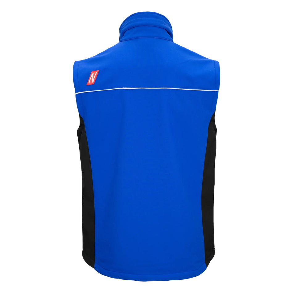 NITRAS MOTION TEX LIGHT, Softshellweste, königsblau / schwarz, OEKO-TEX NITRAS