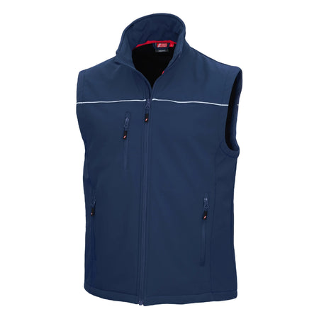 NITRAS MOTION TEX LIGHT, Softshellweste, marineblau, OEKO-TEX NITRAS