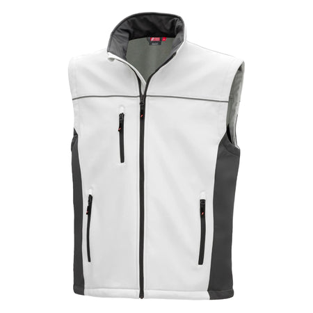 NITRAS MOTION TEX LIGHT, Softshellweste, weiß / grau, OEKO-TEX NITRAS