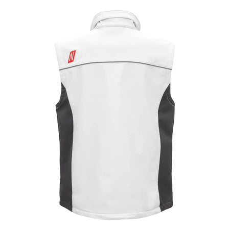 NITRAS MOTION TEX LIGHT, Softshellweste, weiß / grau, OEKO-TEX NITRAS