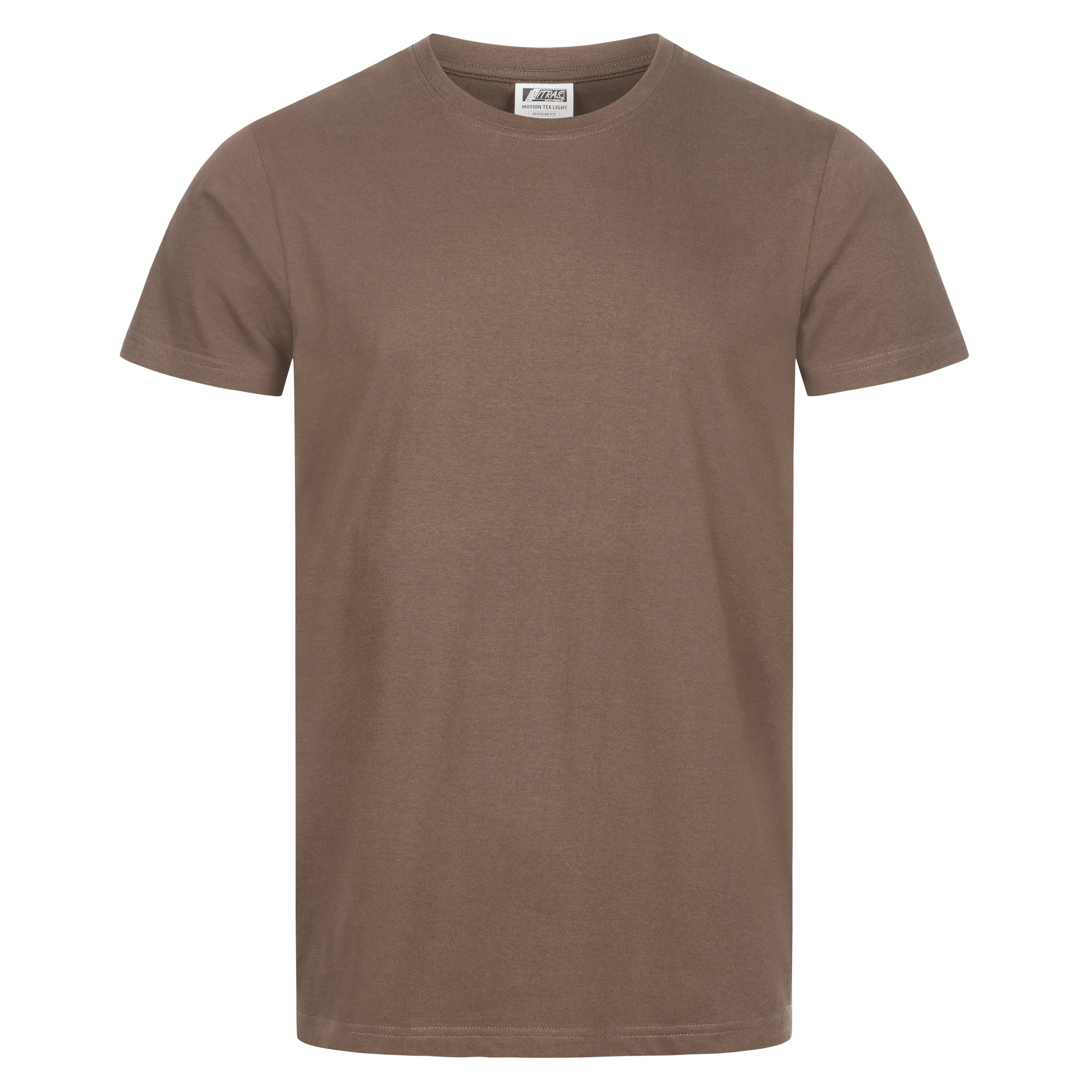 NITRAS MOTION TEX LIGHT, T-Shirt, braun, OEKO-TEX NITRAS