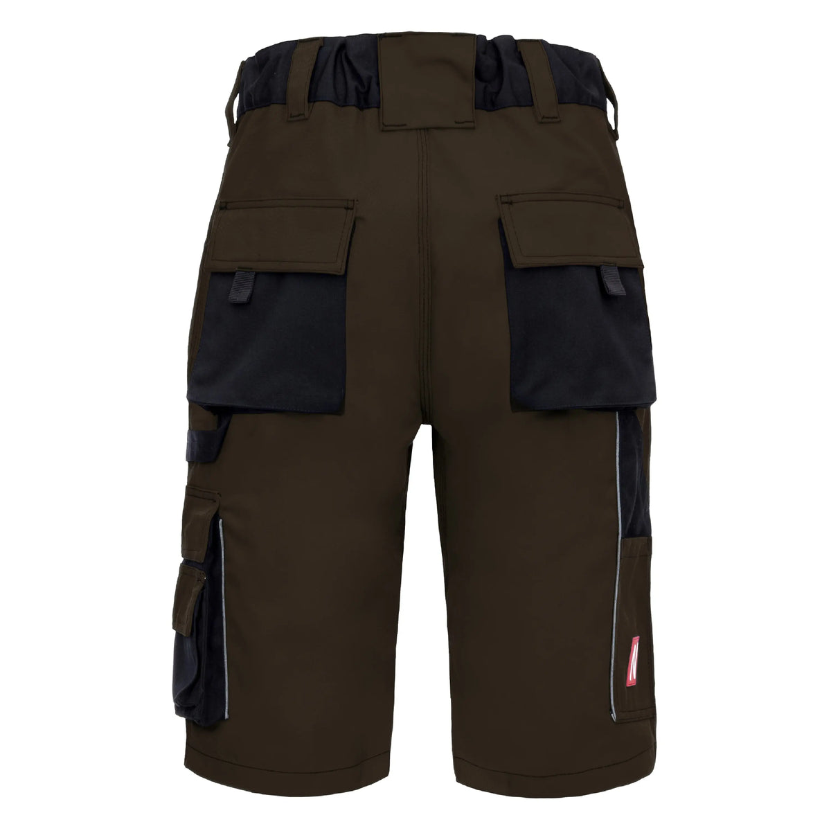 NITRAS MOTION TEX PLUS, Arbeitshose, kurz, braun / schwarz, OEKO-TEX NITRAS
