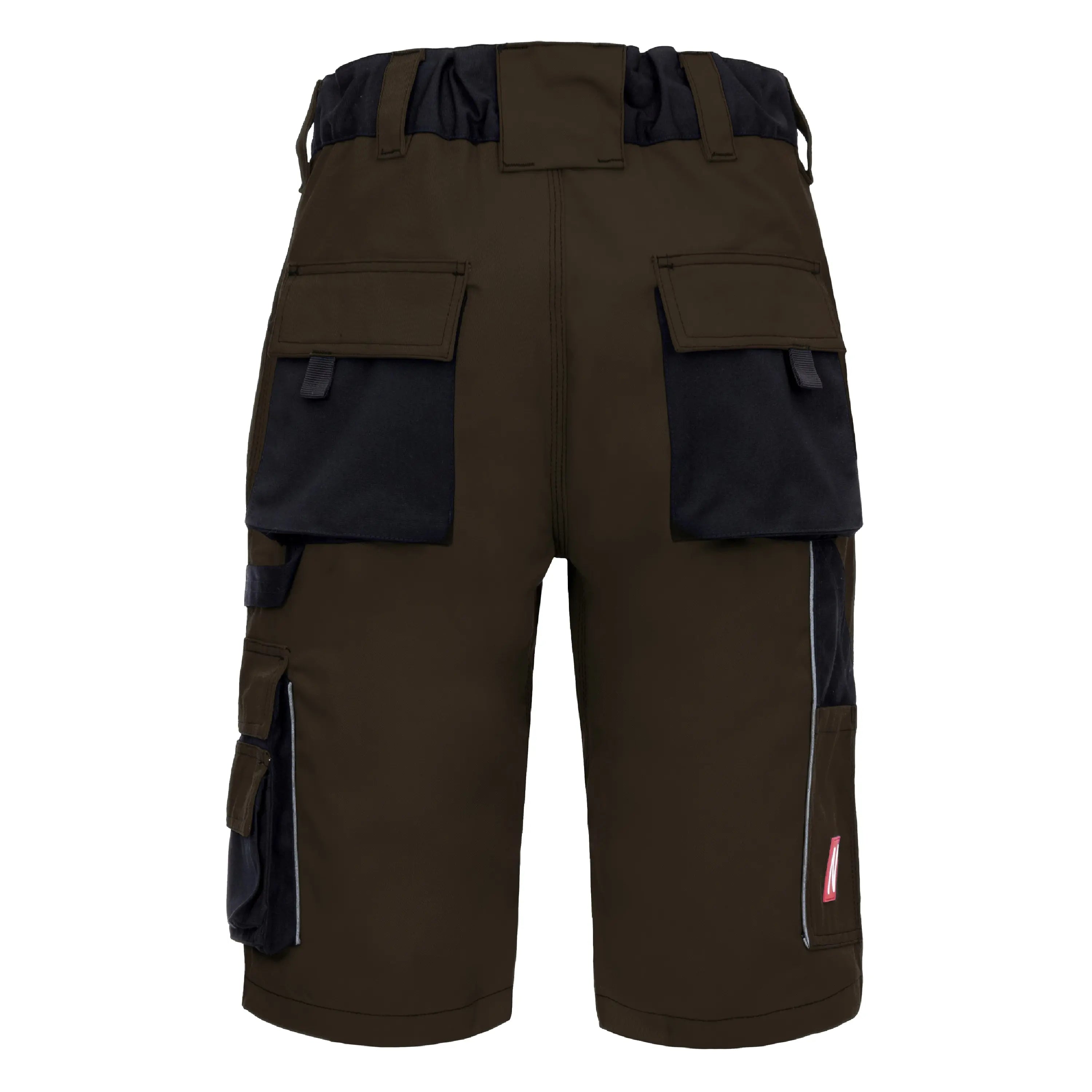 NITRAS MOTION TEX PLUS, Arbeitshose, kurz, braun / schwarz, OEKO-TEX NITRAS