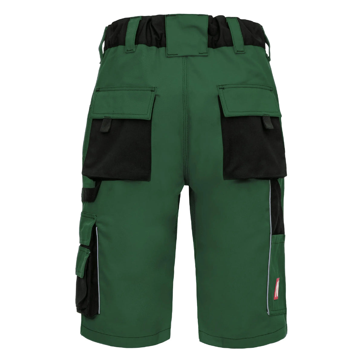 NITRAS MOTION TEX PLUS, Arbeitshose, kurz, grün / schwarz, OEKO-TEX NITRAS