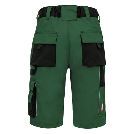 NITRAS MOTION TEX PLUS, Arbeitshose, kurz, grün / schwarz, OEKO-TEX NITRAS
