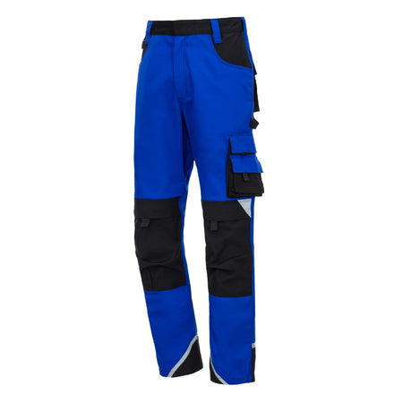 NITRAS MOTION TEX PLUS, Arbeitshose, lang, königsblau / schwarz, OEKO-TEX NITRAS