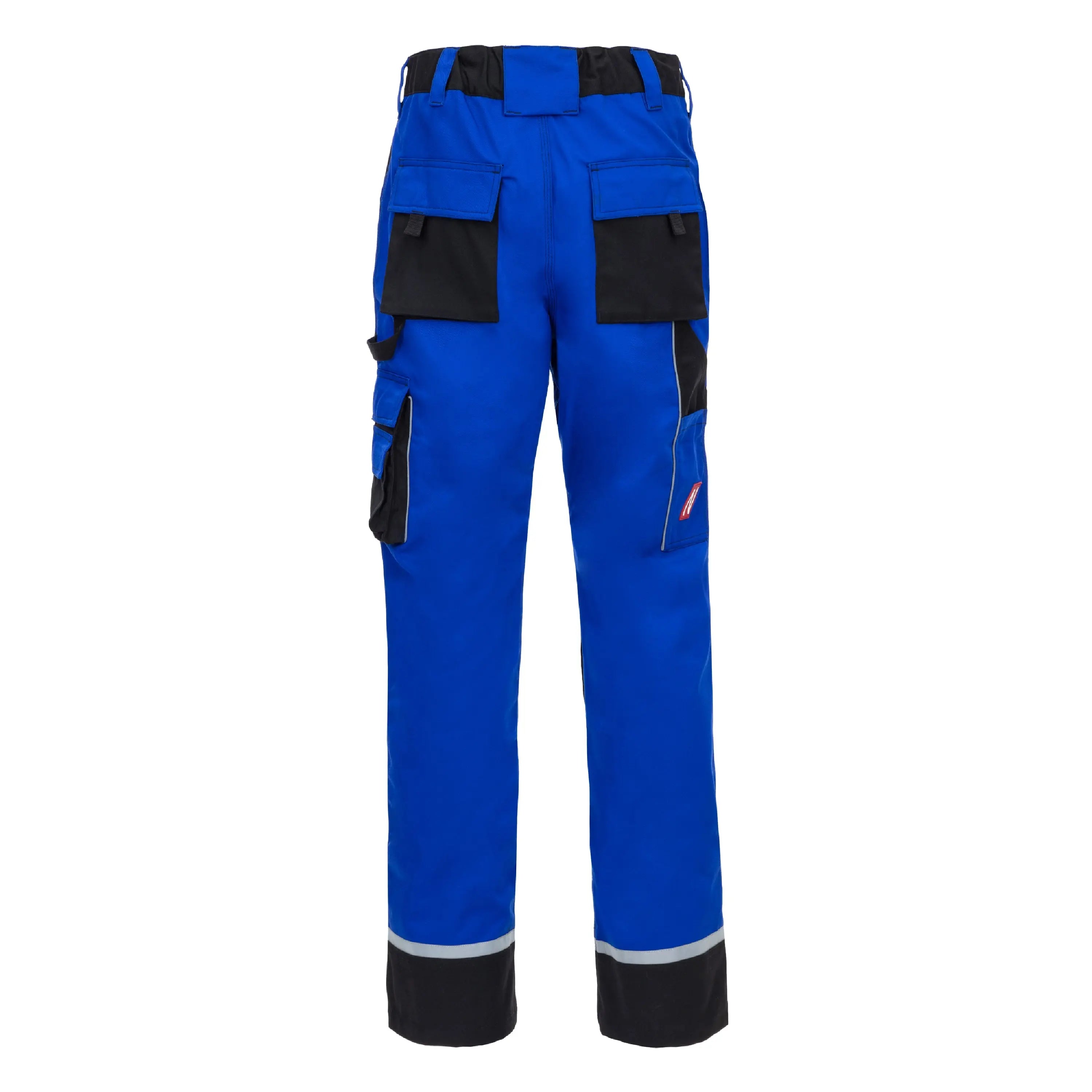 NITRAS MOTION TEX PLUS, Arbeitshose, lang, königsblau / schwarz, OEKO-TEX NITRAS