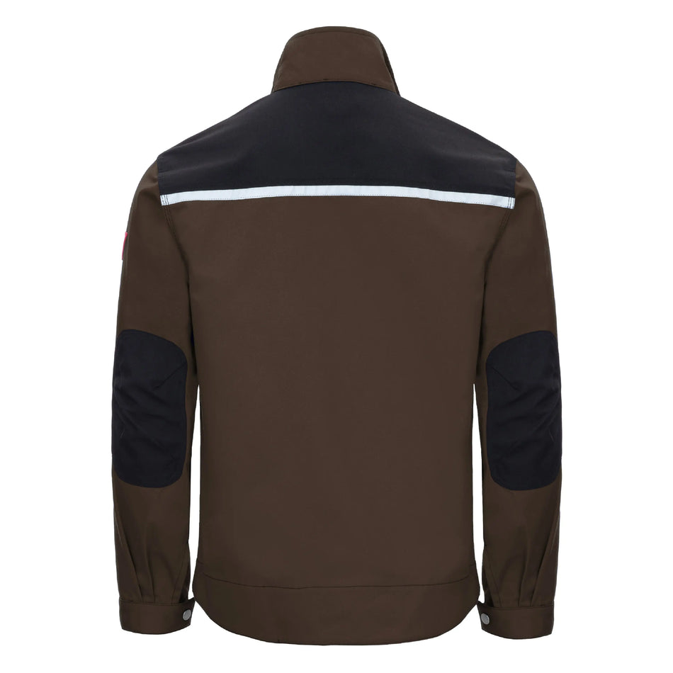NITRAS MOTION TEX PLUS, Arbeitsjacke, braun / schwarz, OEKO-TEX NITRAS