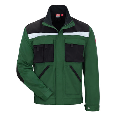 NITRAS MOTION TEX PLUS, Arbeitsjacke, grün / schwarz, OEKO-TEX NITRAS