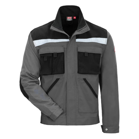 NITRAS MOTION TEX PLUS, Arbeitsjacke, grau / schwarz, OEKO-TEX NITRAS