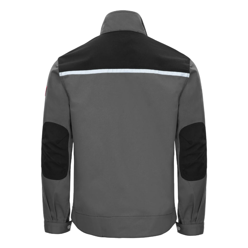 NITRAS MOTION TEX PLUS, Arbeitsjacke, grau / schwarz, OEKO-TEX NITRAS