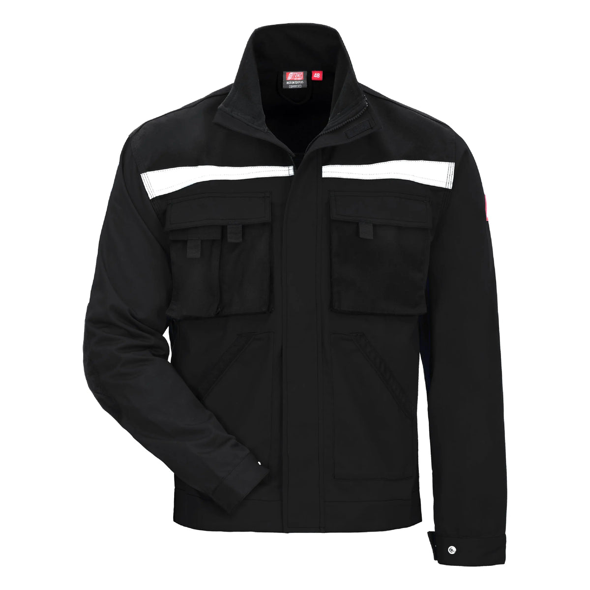 NITRAS MOTION TEX PLUS, Arbeitsjacke, schwarz, OEKO-TEX NITRAS