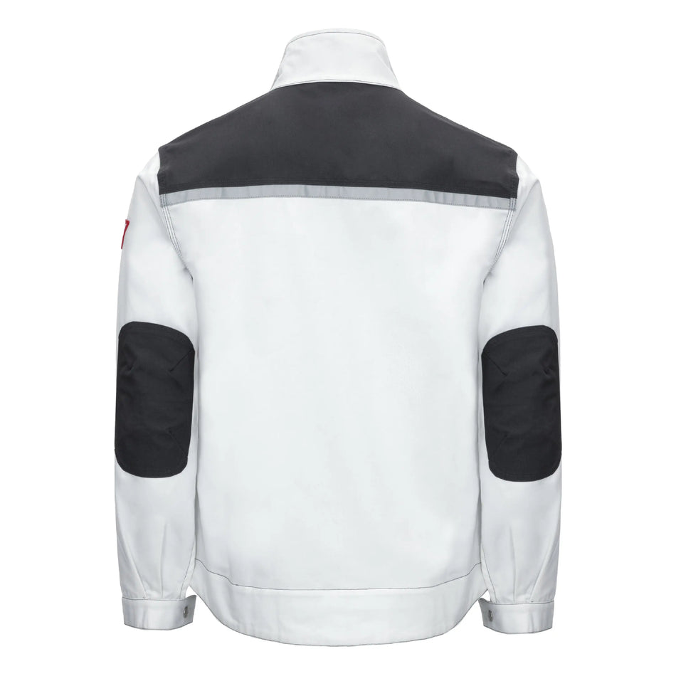 NITRAS MOTION TEX PLUS, Arbeitsjacke, weiß / grau, OEKO-TEX NITRAS