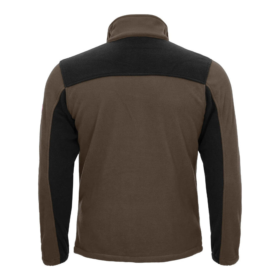 NITRAS MOTION TEX PLUS, Fleece-Jacke, braun / schwarz NITRAS