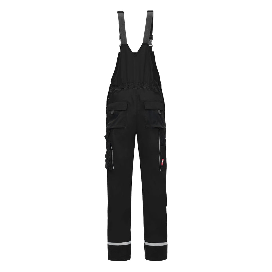 NITRAS MOTION TEX PLUS, Latzhose, schwarz, OEKO-TEX NITRAS