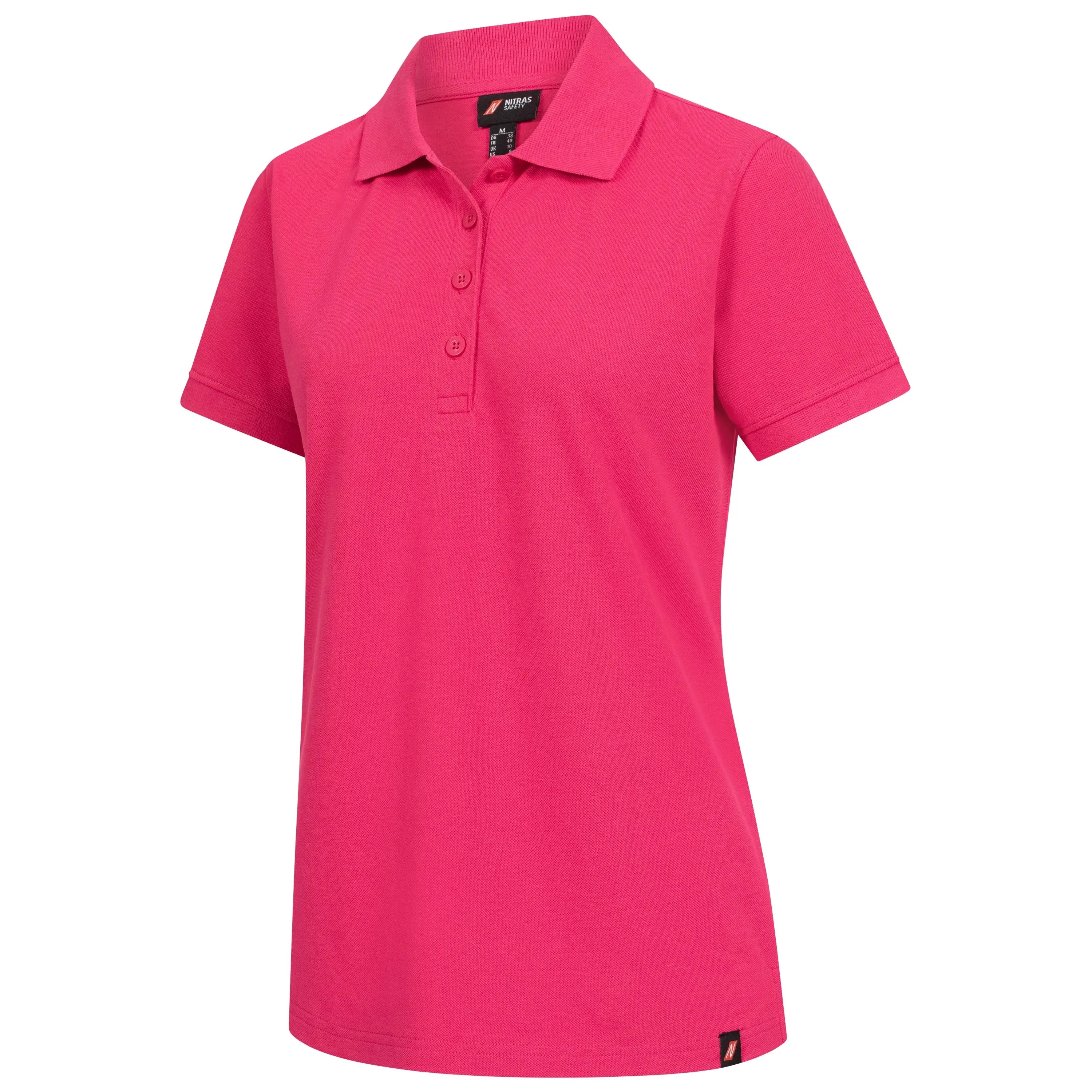 NITRAS MOTION TEX PLUS, Poloshirt, pink, EN 13758-2, OEKO-TEX NITRAS