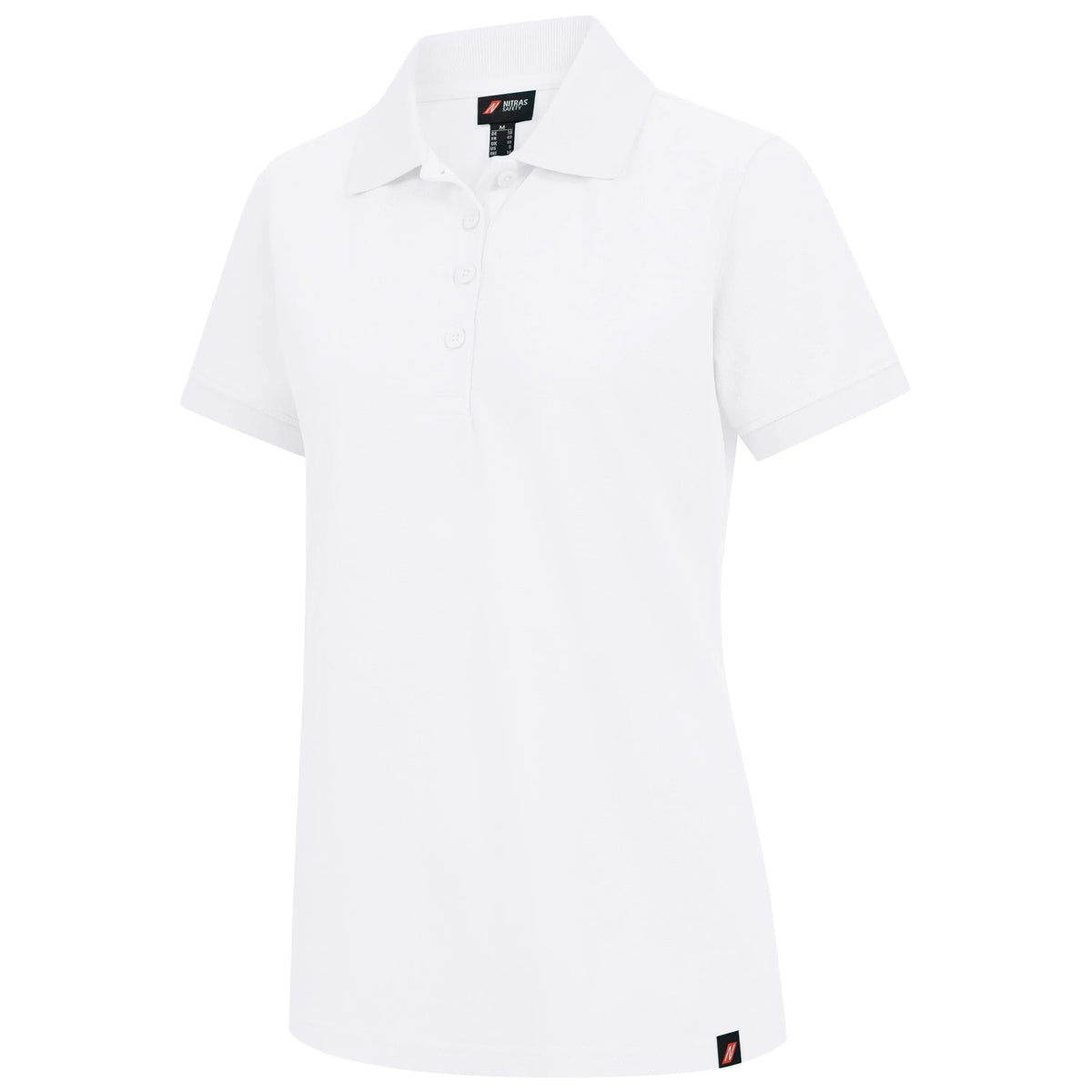 NITRAS MOTION TEX PLUS, Poloshirt, weiß, EN 13758-2, OEKO-TEX NITRAS