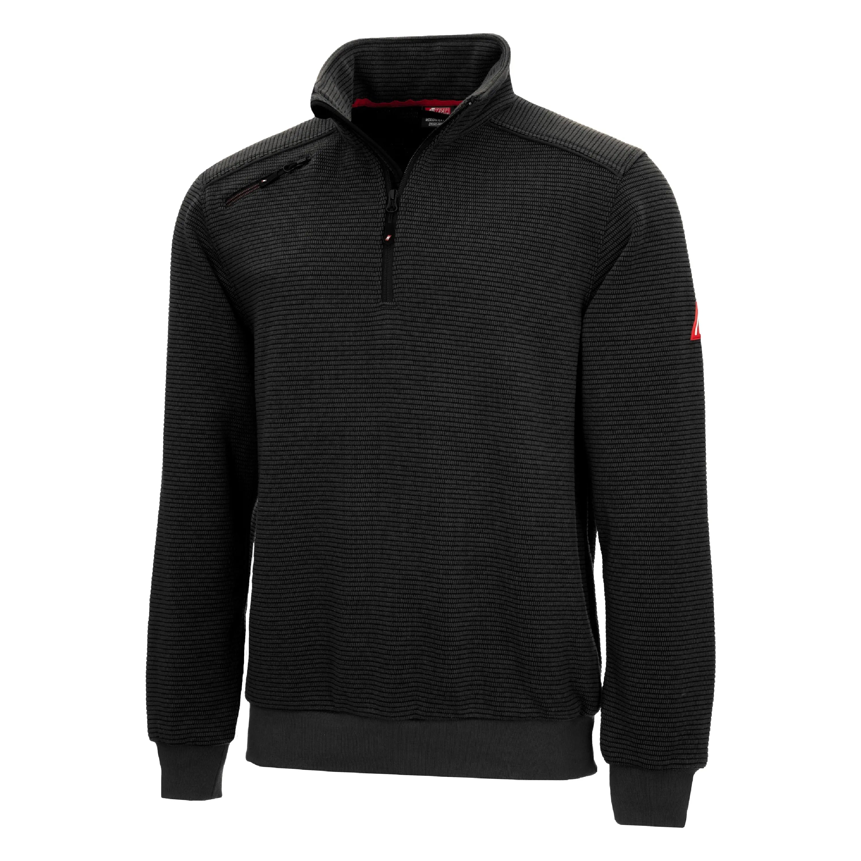 NITRAS MOTION TEX PLUS, Pullover, schwarz, OEKO-TEX NITRAS