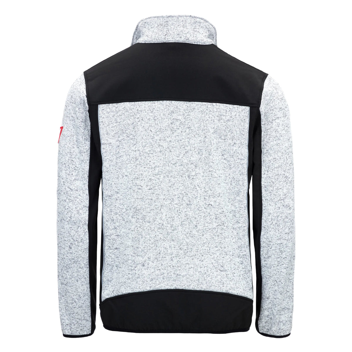 NITRAS MOTION TEX PLUS, Strick-Softshelljacke, hellgrau / schwarz NITRAS