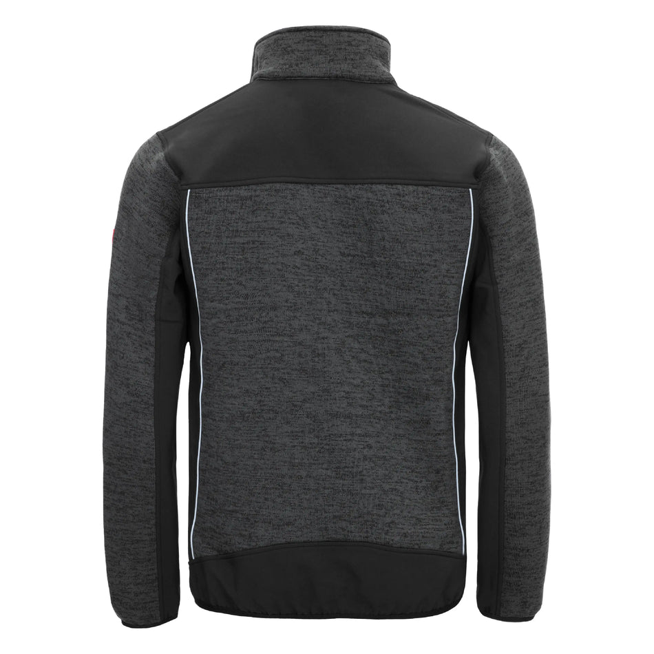 NITRAS MOTION TEX PLUS, Strick-Softshelljacke, schwarz NITRAS