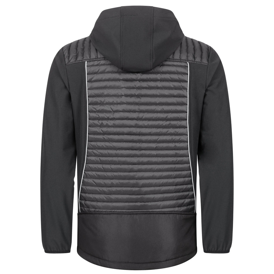 NITRAS MOTION TEX PLUS, gesteppte Softshelljacke, schwarz NITRAS