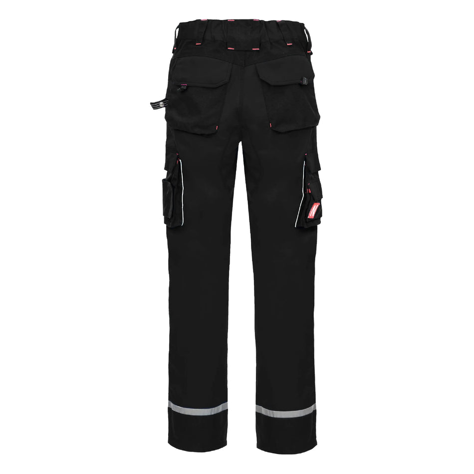 NITRAS MOTION TEX PRO FX, Arbeitshose, lang, schwarz, OEKO-TEX NITRAS