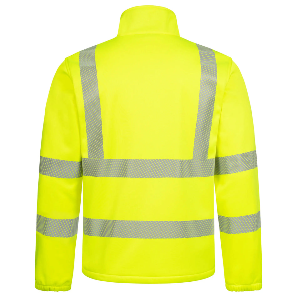 NITRAS MOTION TEX VIZ, Warn-Fleecejacke, neongelb, EN ISO 13688, EN ISO 20471 NITRAS