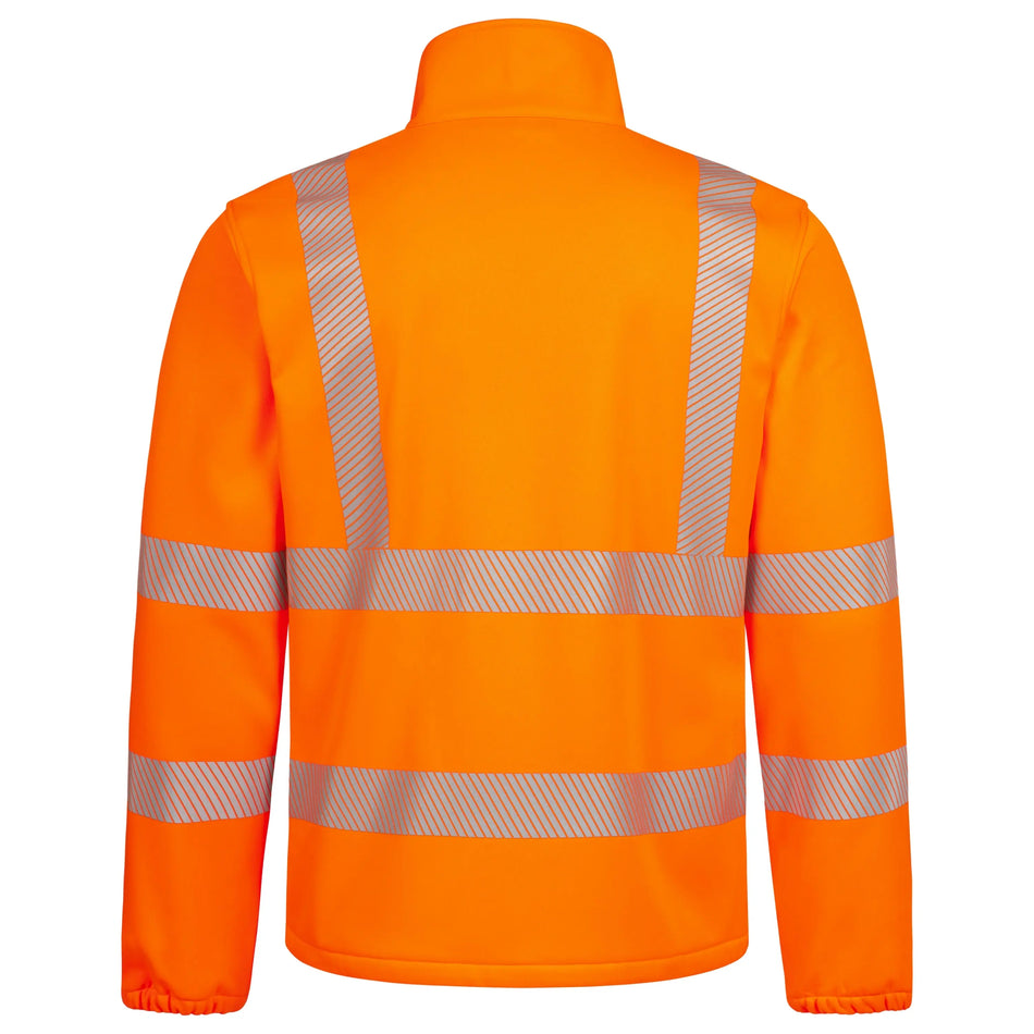 NITRAS MOTION TEX VIZ, Warn-Fleecejacke, neonorange, EN ISO 13688, EN ISO 20471 NITRAS