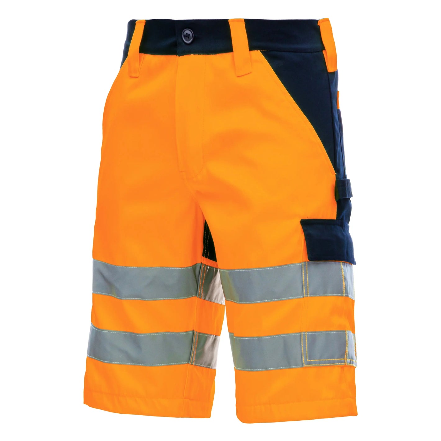 NITRAS MOTION TEX VIZ, Warnschutz - Arbeitshose, kurz, EN ISO 13688, EN ISO 20471 NITRAS