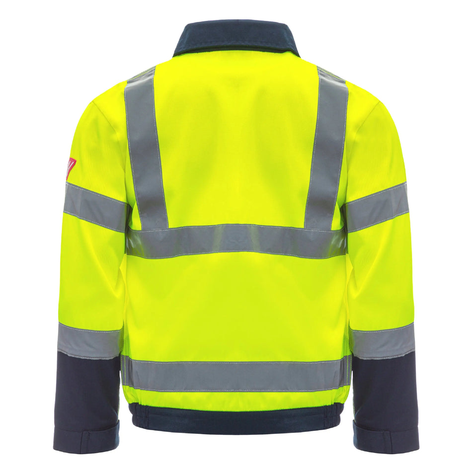 NITRAS MOTION TEX VIZ, Warnschutz - Arbeitsjacke, EN ISO 13688, EN ISO 20471 NITRAS