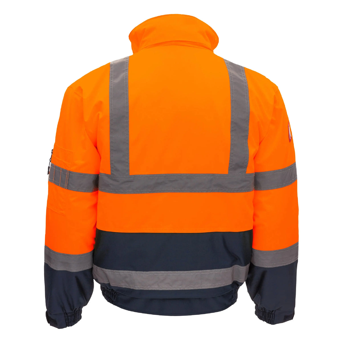 NITRAS MOTION TEX VIZ, Warnschutz-Pilotenjacke, neonorange / marineblau, EN ISO 13688, EN ISO 20471, EN 343 NITRAS