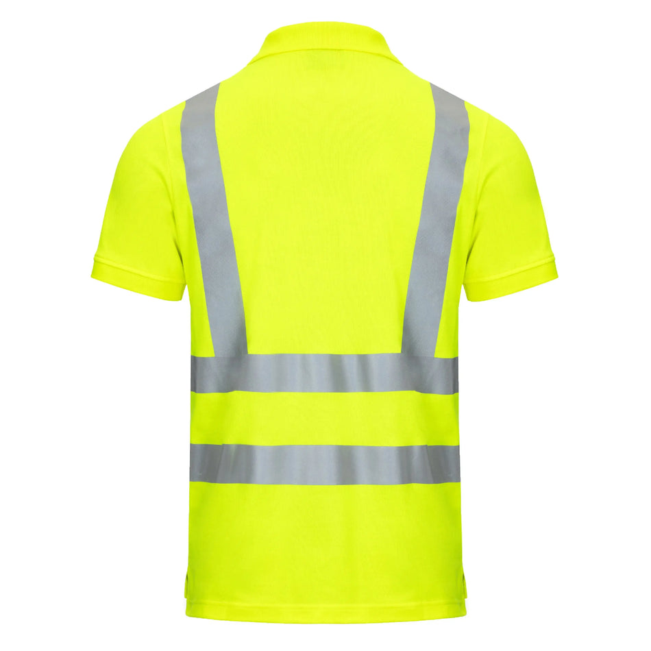 NITRAS MOTION TEX VIZ, Warnschutz-Poloshirt, EN ISO 13688, EN ISO 20471, EN 13758-2 NITRAS