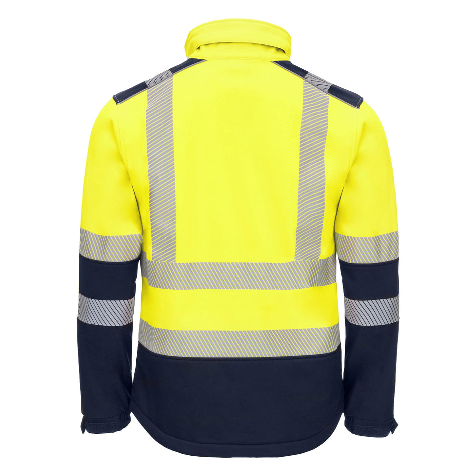 NITRAS MOTION TEX VIZ, Warnschutz-Softshelljacke, EN ISO 13688, EN ISO 20471 NITRAS