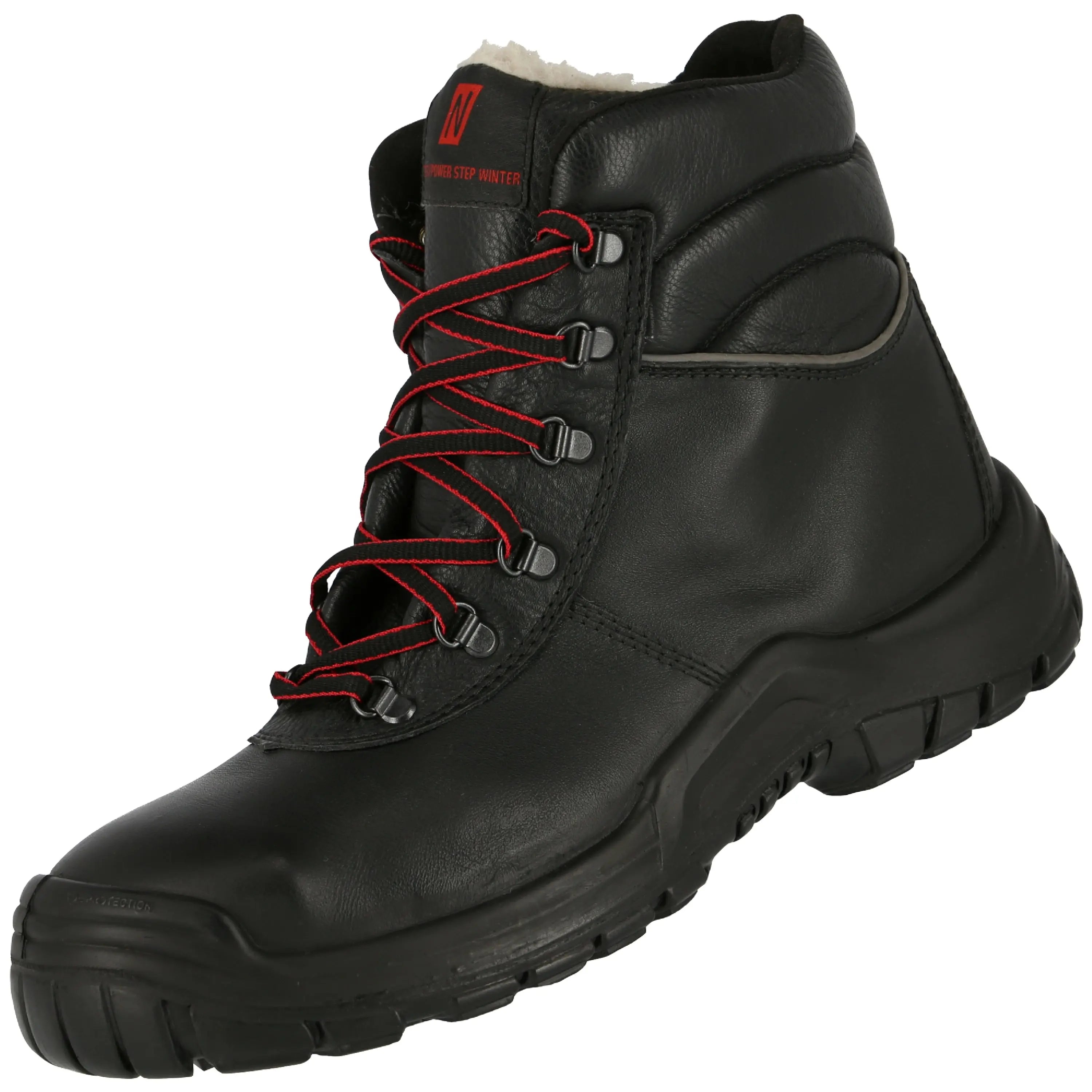 NITRAS POWER STEP MID+, S3 CI HI HRO SRC Sicherheitswinterstiefel, hoch, schwarz, EN ISO 20345, DGUV Regel 112-191 NITRAS