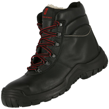 NITRAS POWER STEP MID+, S3 CI HI HRO SRC Sicherheitswinterstiefel, hoch, schwarz, EN ISO 20345, DGUV Regel 112-191 NITRAS
