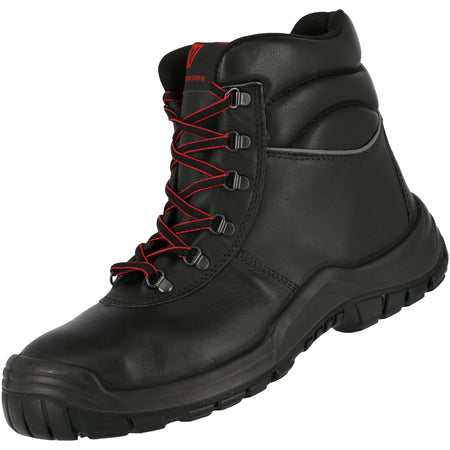 NITRAS POWER STEP MID+, S3 CI HI HRO Sicherheitsstiefel, hoch, schwarz, EN ISO 20345, DGUV Regel 112-191 NITRAS
