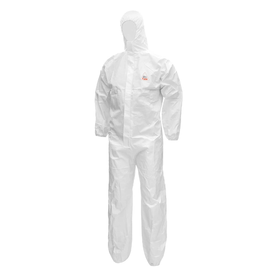 NITRAS PROTECT, Chemikalienschutzoverall, weiß, EN ISO 13688, EN ISO 13982-1, EN 13034, EN 1149, EN 14126, EN 1073-2 NITRAS