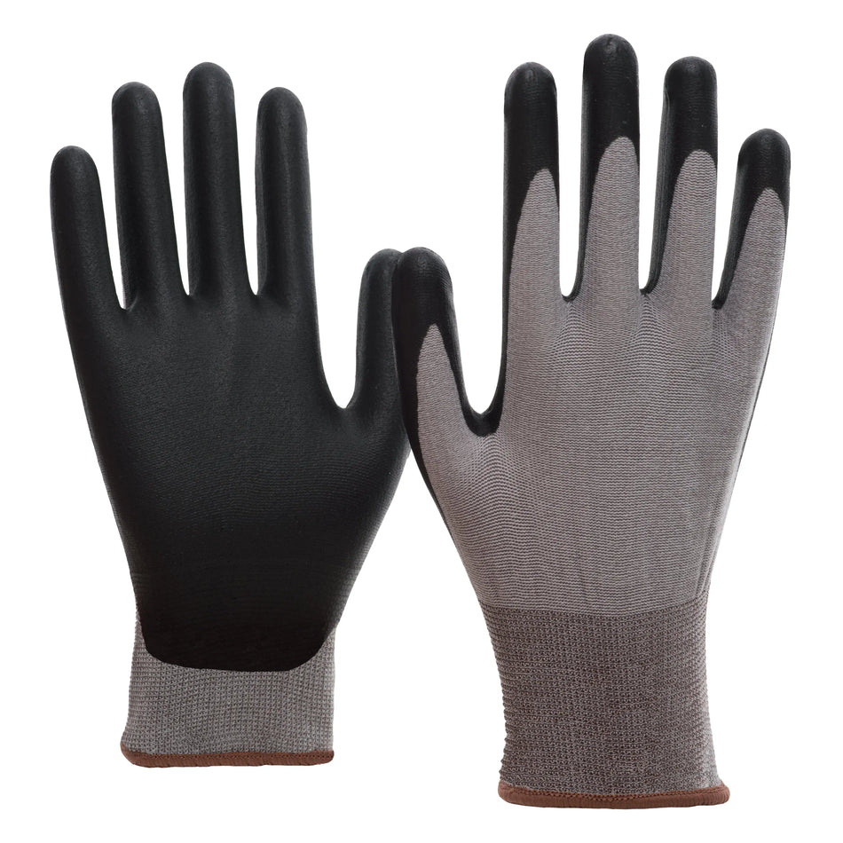 NITRAS SKIN CLEAN, Montagehandschuhe, grau / schwarz, EN 388, OEKO-TEX NITRAS