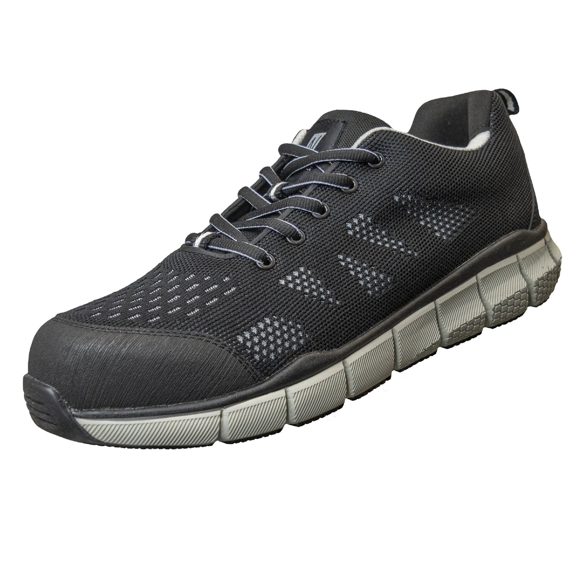 NITRAS SONIC STEP, Sicherheitshalbschuhe, S1P, strapazierfähiges Textil, schwarz / grau, widerstandsfähige EVA / Nitril-Laufsohle, schwarz / grau (Farbcode: 1012), EN ISO 20345, EN IEC 61340-4-3, DGUV Regel 112-191 NITRAS