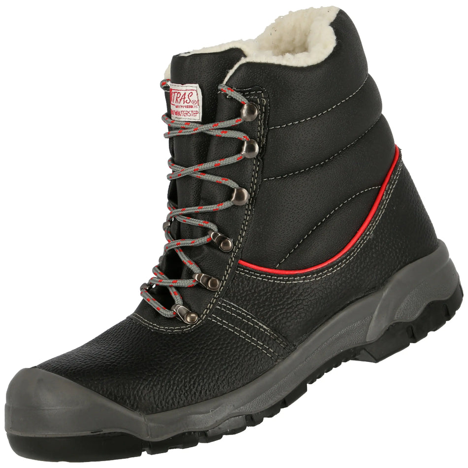 NITRAS STEP MID+ W, S3 Sicherheitswinterstiefel, hoch, schwarz, EN ISO 20345 NITRAS